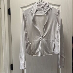 Danskin Women's White Zip-Up Jacket